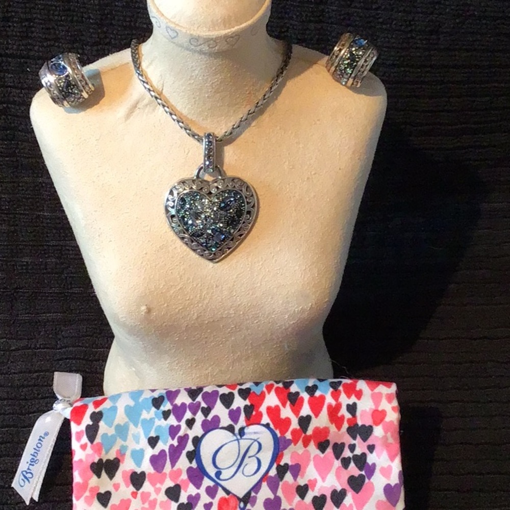 ❤️Brighton Heart Necklace & Earrings - Crystal Voyage (retired)